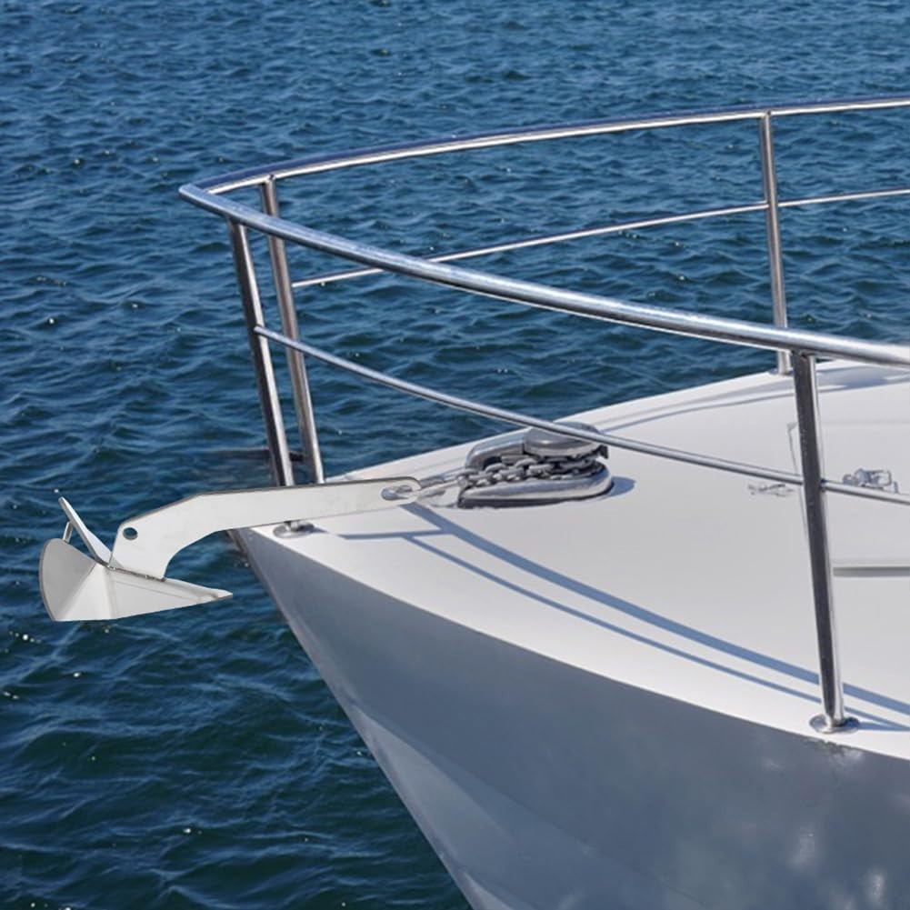 Delta Boat Anchor 22lbs 316 Stainless Steel, Fixed Boats from 28-35ft Heavy Duty - image 2