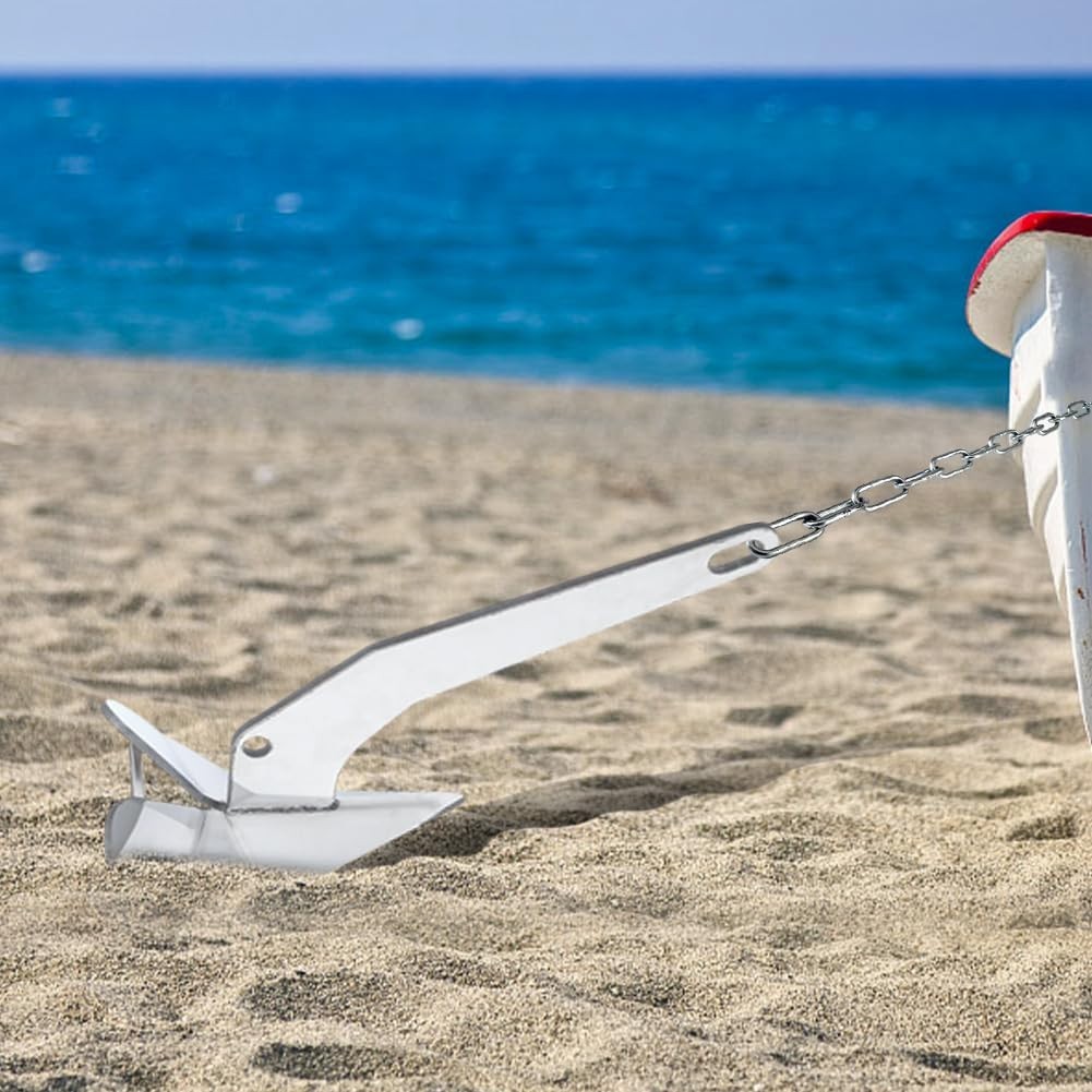 Boat Anchor Delta 22lbs 316 Stainless Steel, Fixed Boats from 28-35ft Heavy Duty - image 3