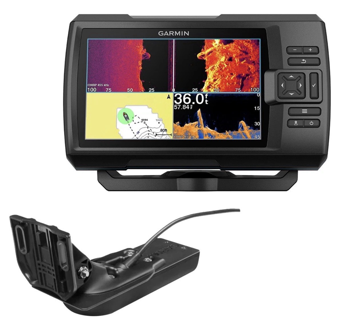 Garmin STRIKER Vivid 7sv Fishfinder with GT52HW-TM Transducer 010-02553-00 on eBay