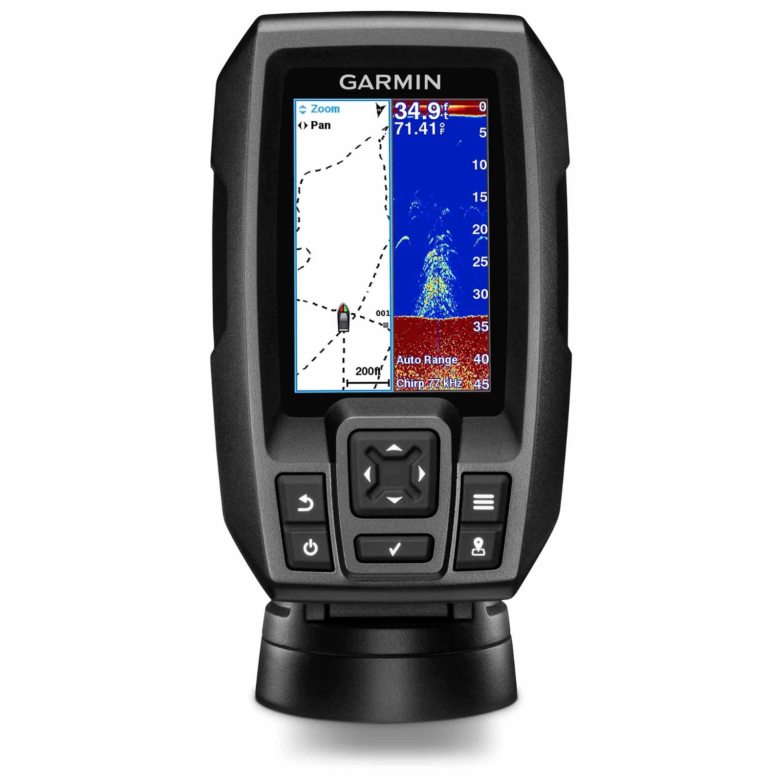 Garmin STRIKER 4 Fishfinder with 4-Pin 77/200kHz TM Transducer 010-01550-00 - image 5