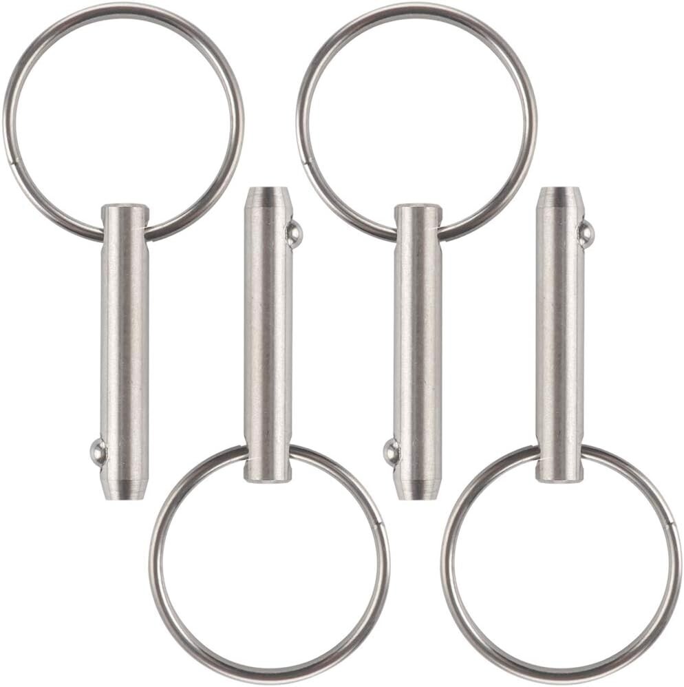 4 T316 Stainless Steel Quick Release Pin 1/4" Boat Bimini Top Marine Hardware on eBay