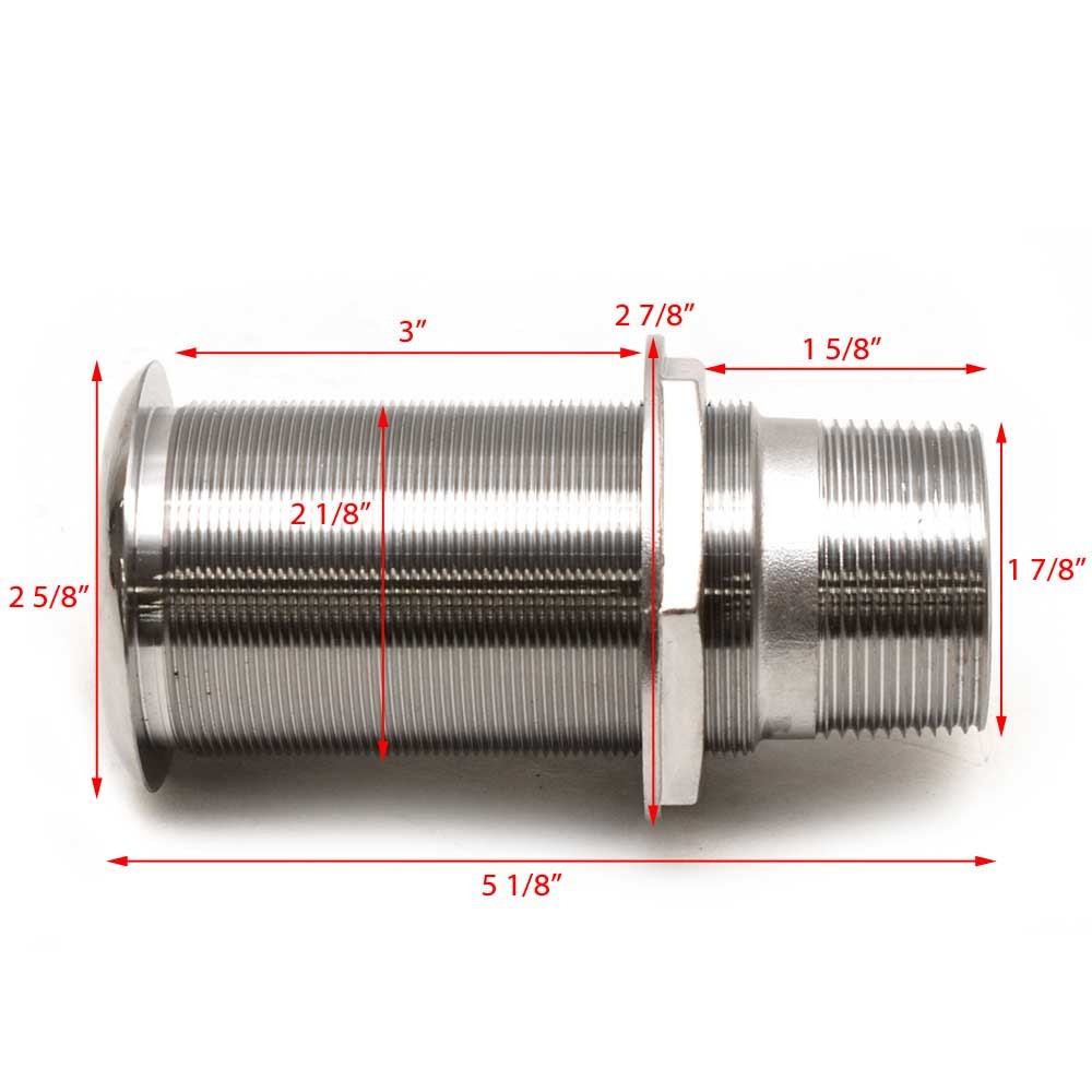 Marine Hardware Boat Thru Hull Scupper SSST10001 | Rinker 1 7/8 Inch - image 3