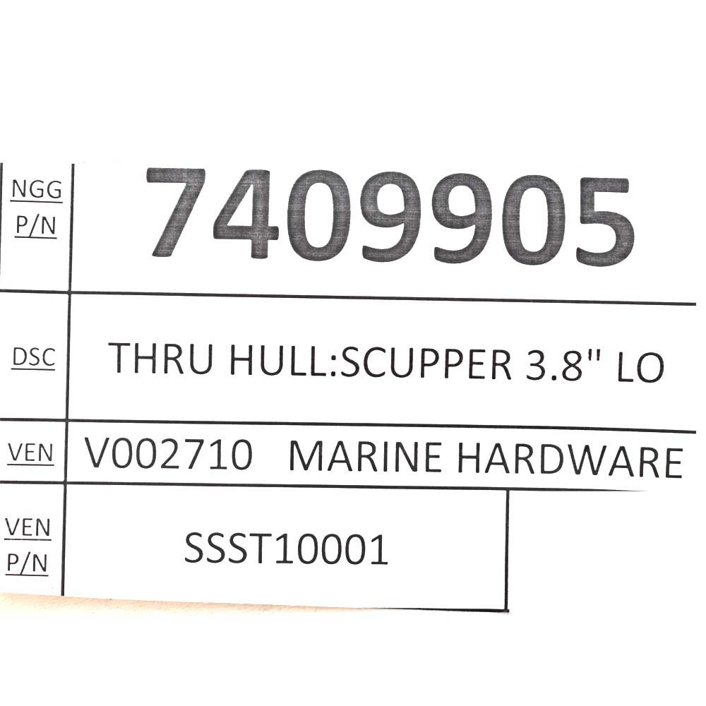Marine Hardware Boat Thru Hull Scupper SSST10001 | Rinker 1 7/8 Inch - image 4