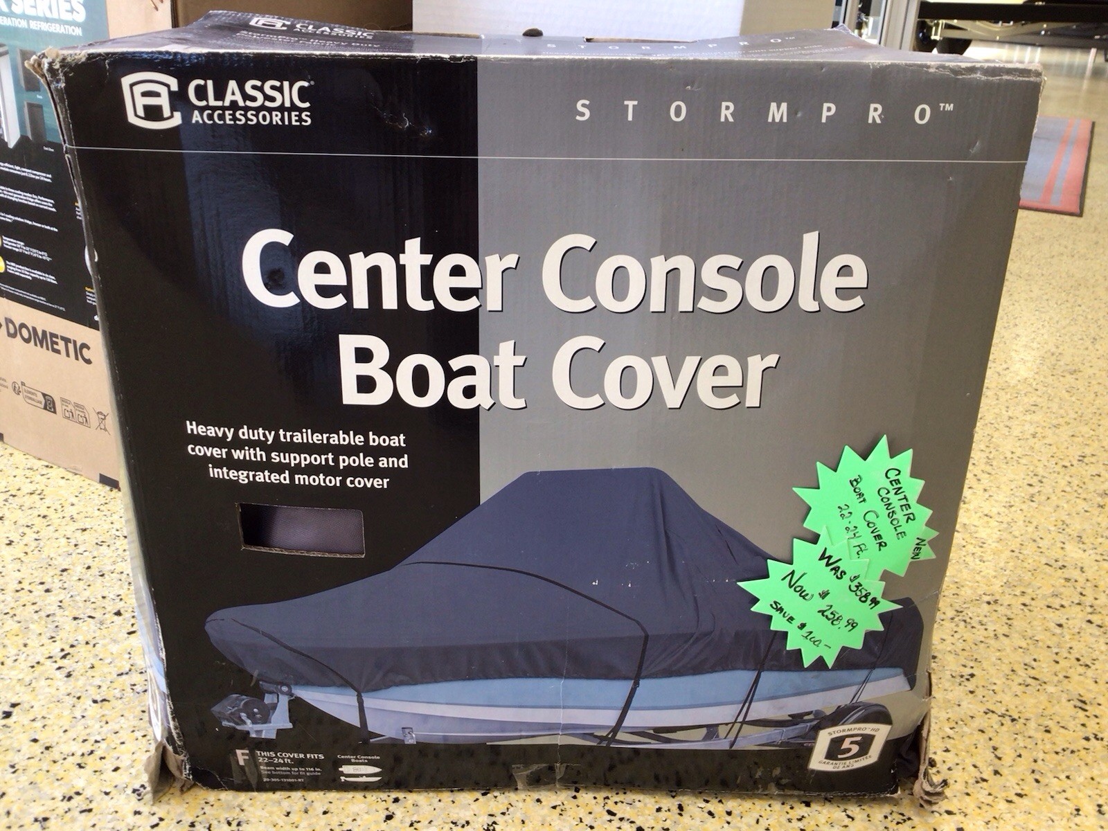 Classic Accessories StormPro HD Center Console Boat Cover Fits boats 22-24' on eBay