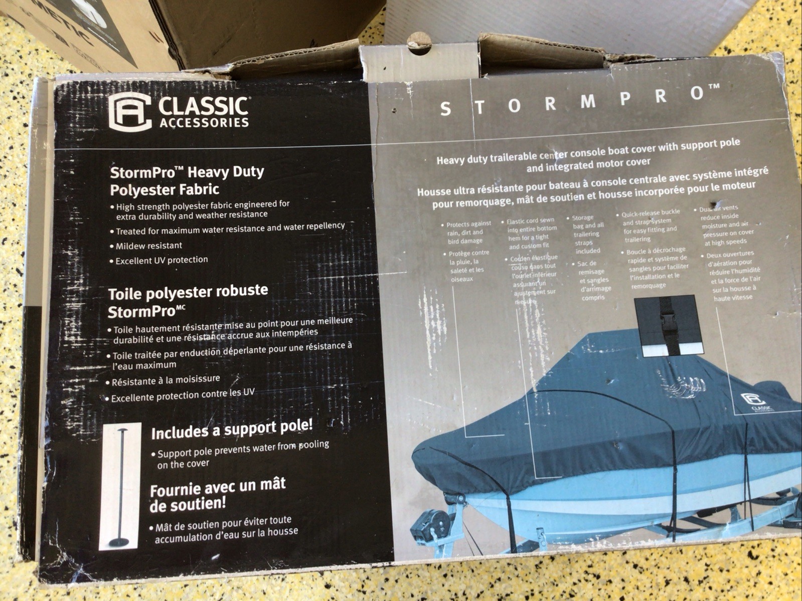 Classic Accessories StormPro HD Center Console Boat Cover Fits boats 22-24' - image 3