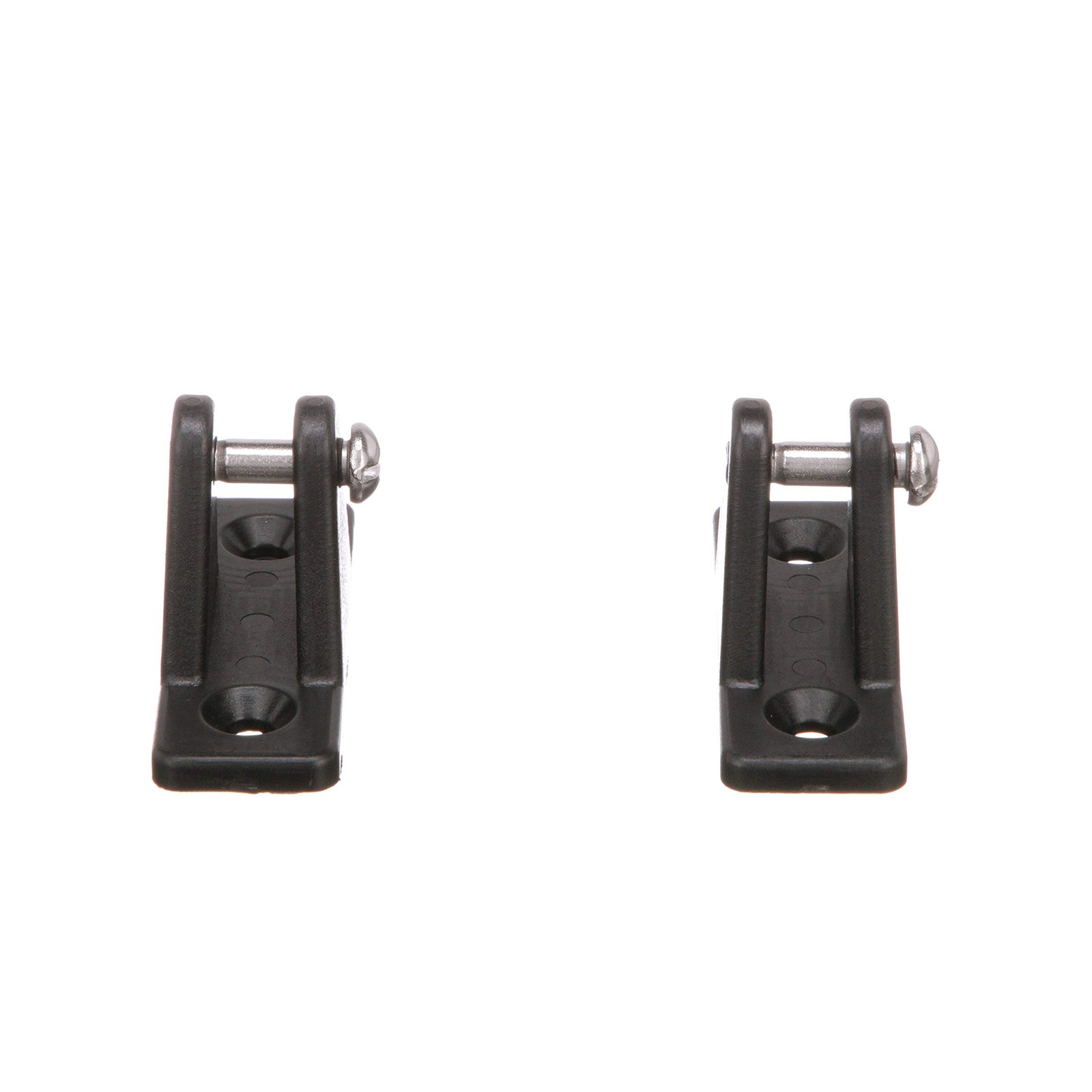 2 PCS Deck Hinge Bimini Top Black Nylon Marine Boat Hardware Accessories - image 3