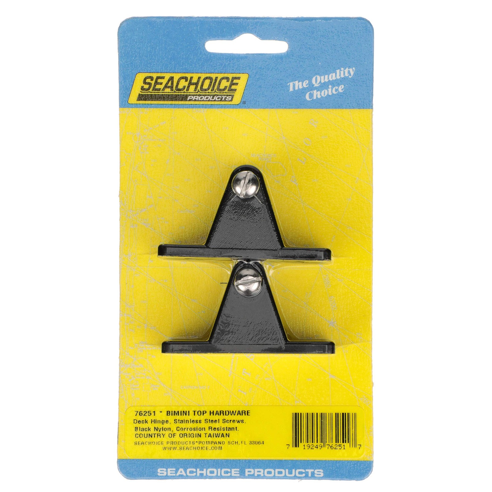 2 PCS Deck Hinge Bimini Top Black Nylon Marine Boat Hardware Accessories - image 5