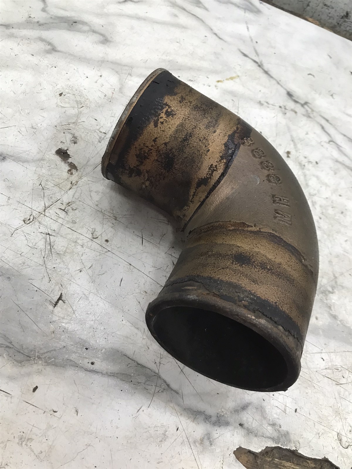 boat marine hardware 4 in inch exhaust elbow pipe MH 3888 - image 3