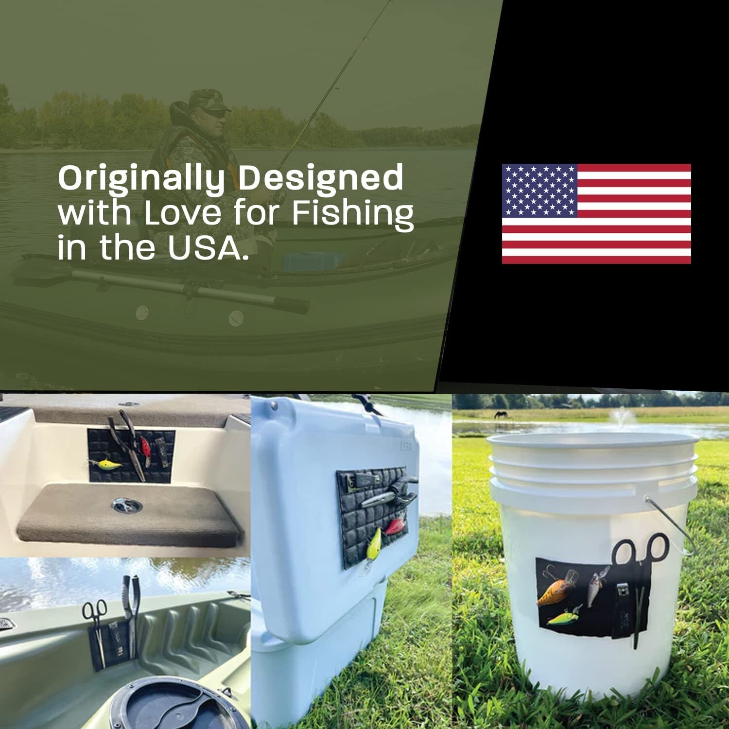 kayak  Fishing Accessories, STICK ON MAGNETIC PADS Great organizing. - image 5