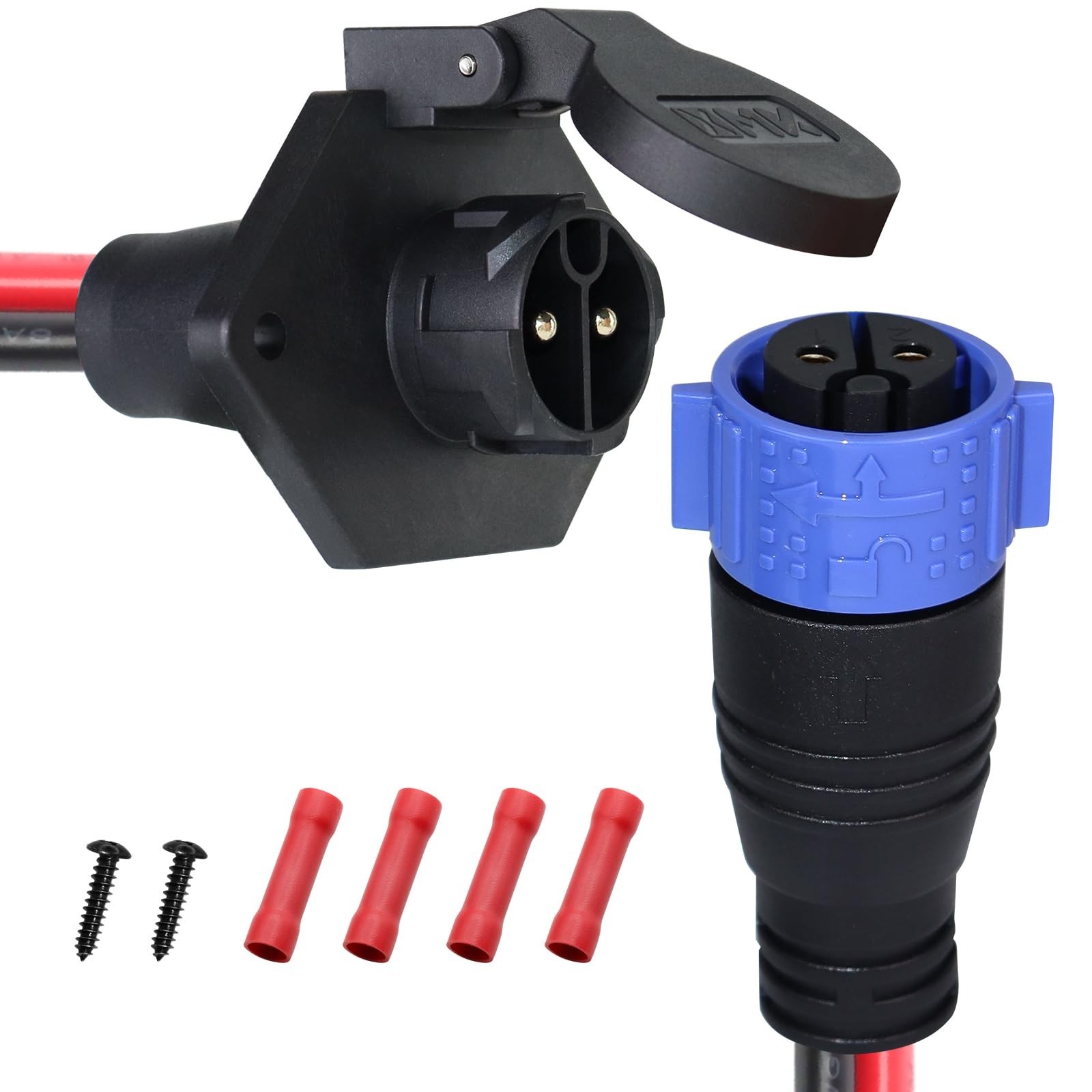 Trolling Motor Plug & Receptacle Connector for Marine Boat Fishing Accessories - image 2