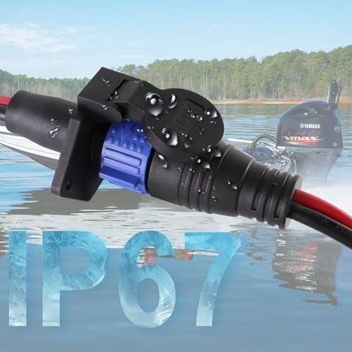 Trolling Motor Plug & Receptacle Connector for Marine Boat Fishing Accessories - image 4