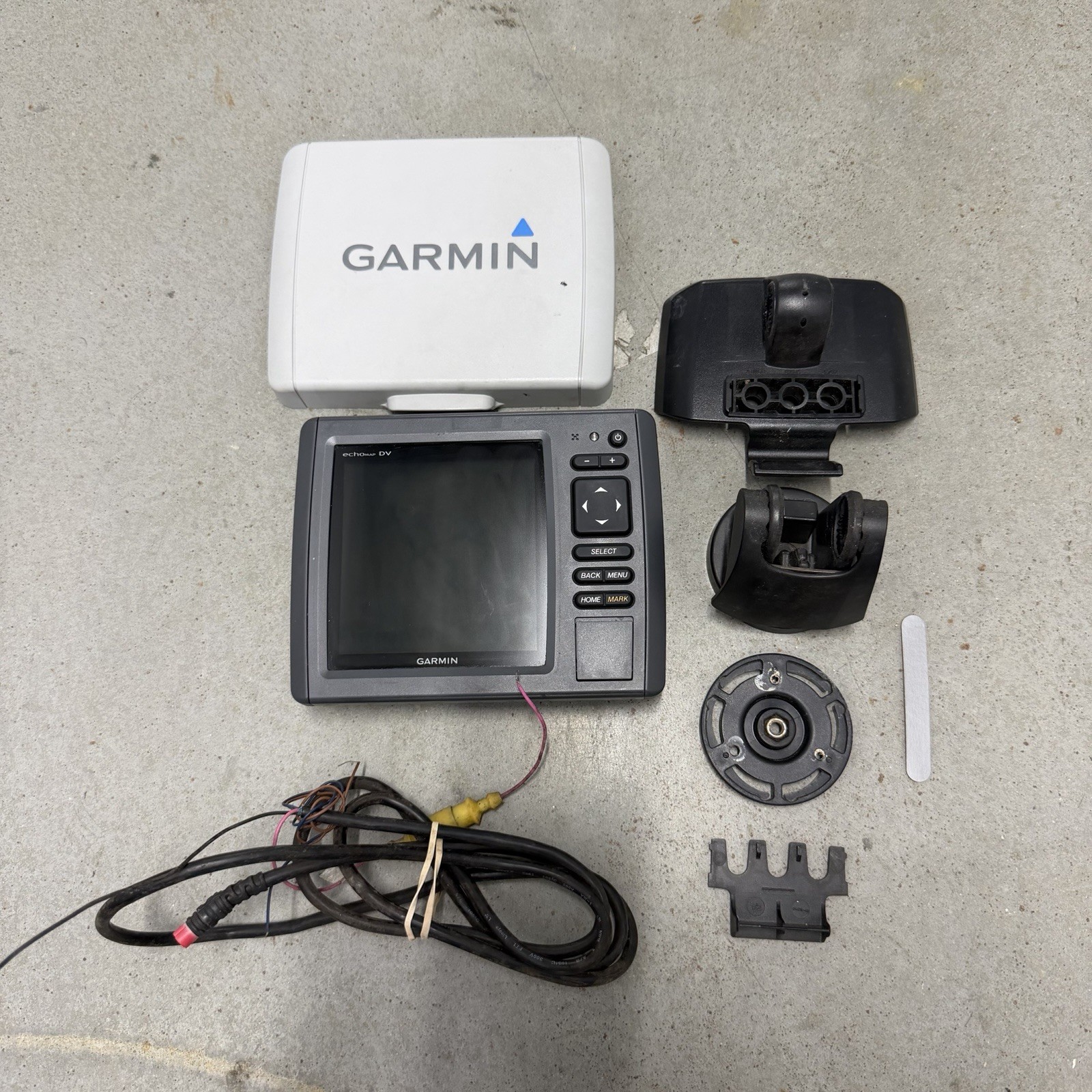 Garmin EchoMap 54DV Fishfinder Depth Finder Chartplotter w/ Cover & Cable on eBay
