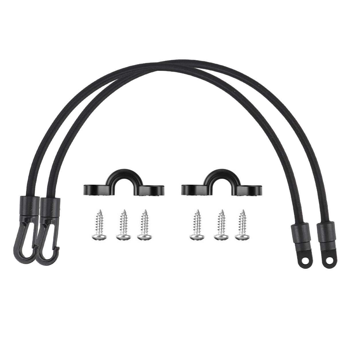 4 Set Marine Boat Fishing Rod Bungee Straps Deck Mount Tie Down Pole Hardware - image 2