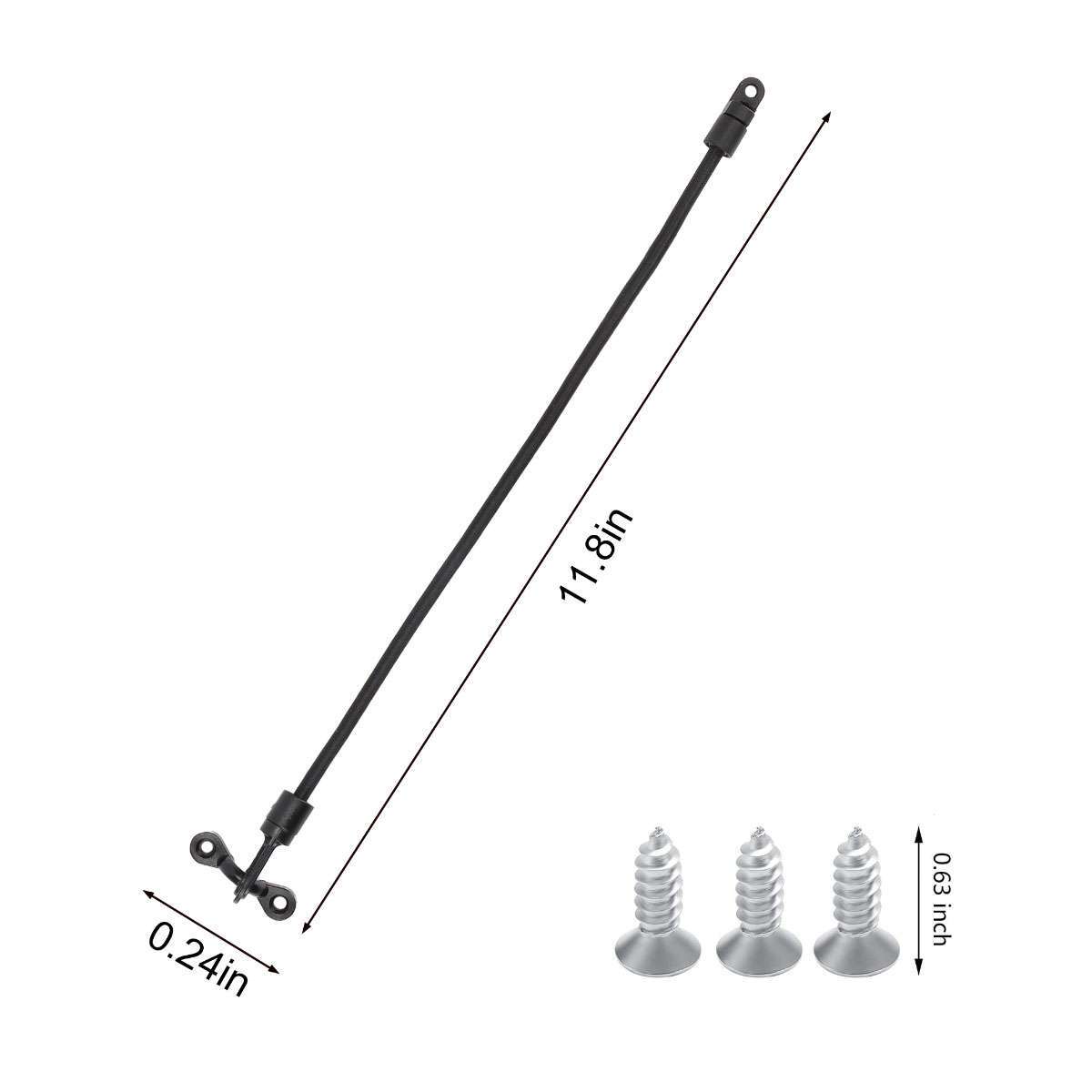 4 Set Marine Boat Fishing Rod Bungee Straps Deck Mount Tie Down Pole Hardware - image 3