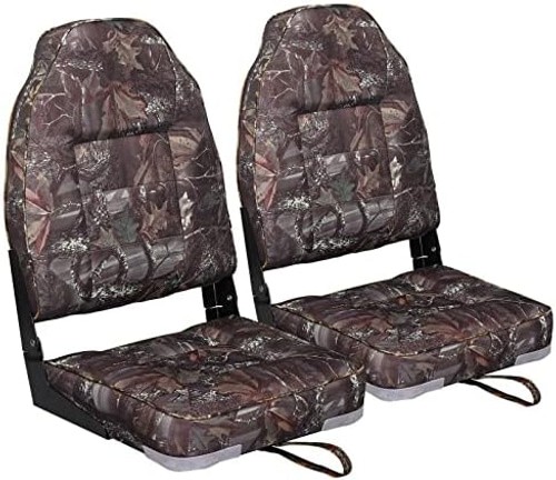 Leader Accessories High Back Folding Fishing Marine Boat Seat 2 Pack - image 3
