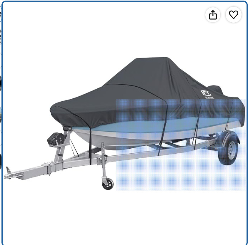 Classic Accessories StormPro Heavy-Duty Boat Cover, 22-24 ft Long x 116 in Wide on eBay