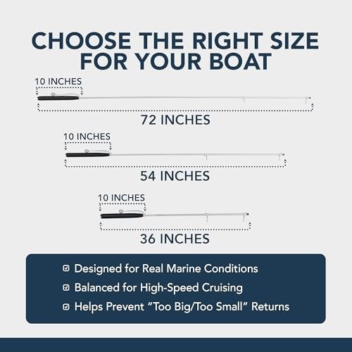 Premium Boat Rod Holder Flag Pole with Rotating Mounts - Marine Accessories, Fis - image 4