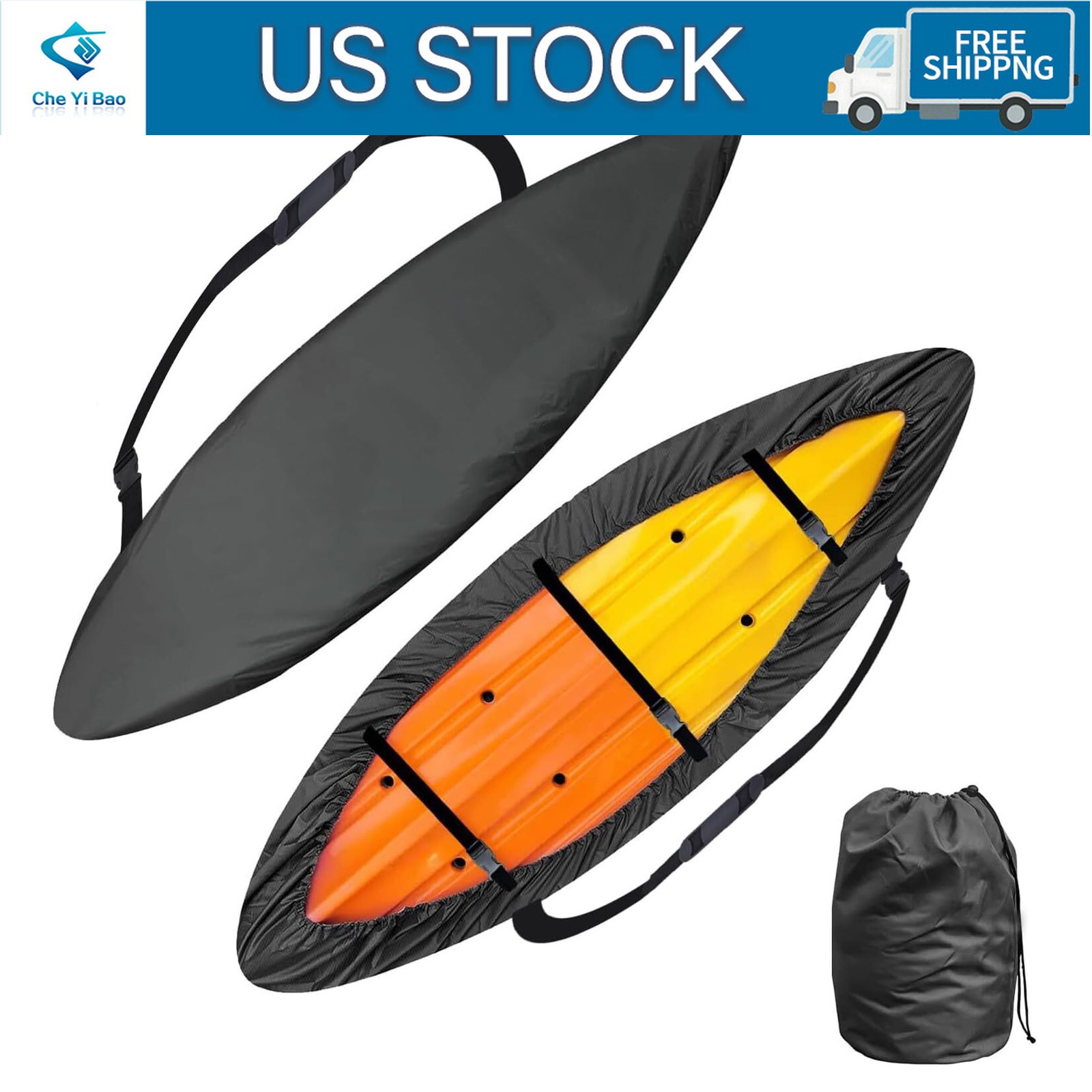 420D Oxford Cloth Kayak Cover Waterproof UV Protection Fit 9.3-10.5ft kayak on eBay