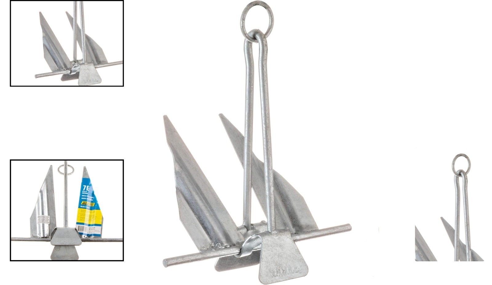 Lightweight Hot-Dipped Galvanized Utility Anchor for 15-19ft Recreational Boats - image 2