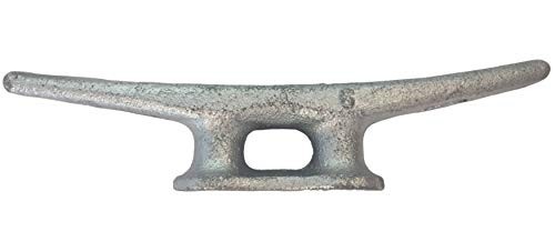 Dock Cleats 6 Inch Galvanized Iron 5 Pack Boat Marine Hardware for Docking Tie - image 3