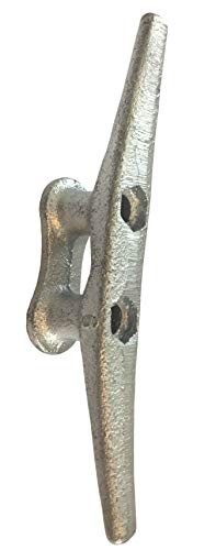 Dock Cleats 6 Inch Galvanized Iron 5 Pack Boat Marine Hardware for Docking Tie - image 4