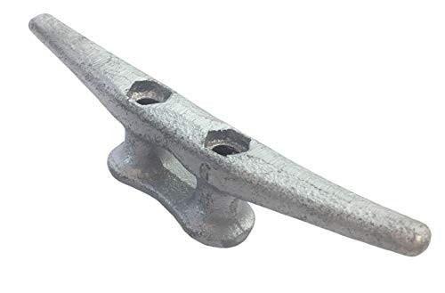 Dock Cleats 6 Inch Galvanized Iron 5 Pack Boat Marine Hardware for Docking Tie - image 5