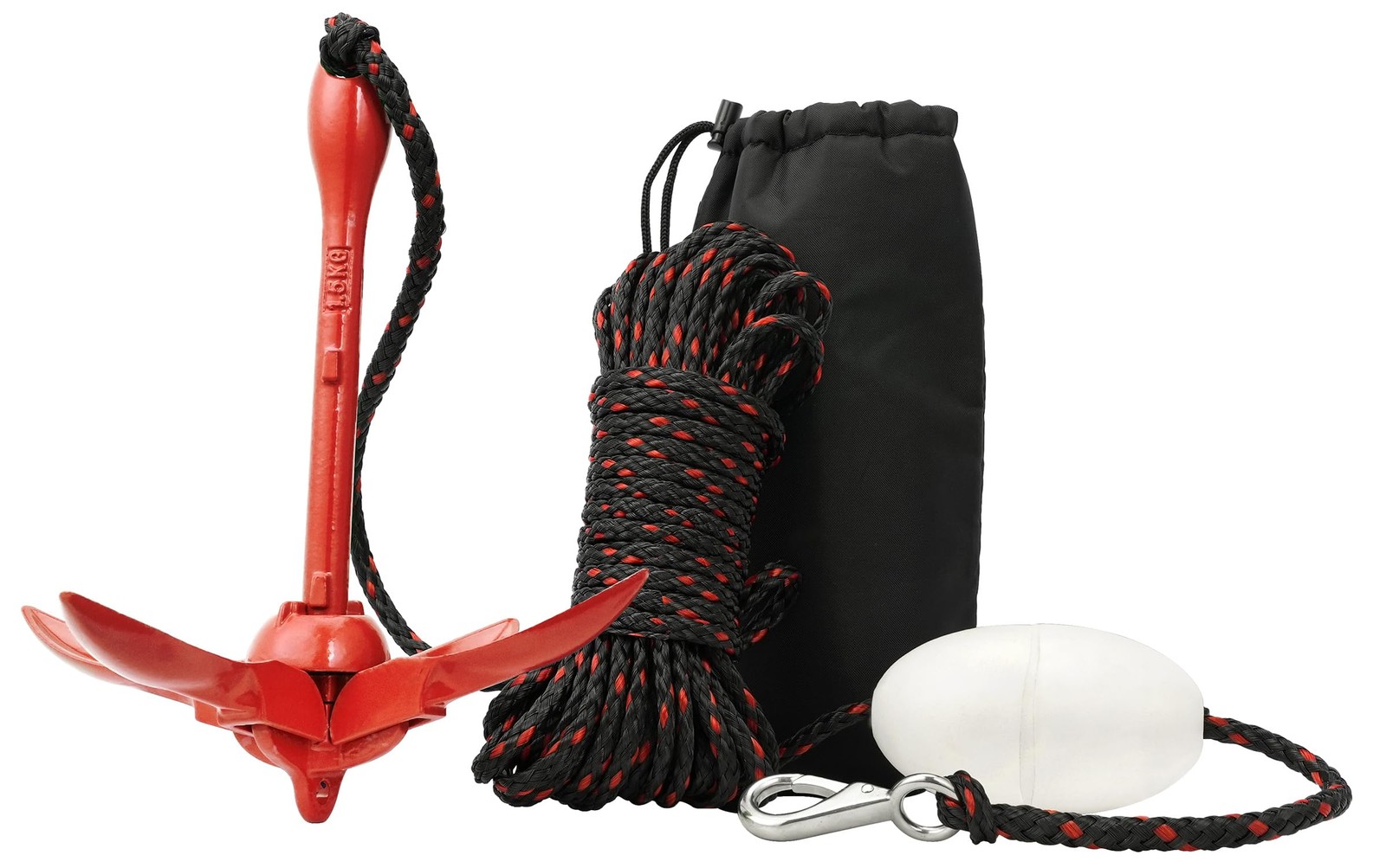 MARINE SYSTEM Boat Anchor 3.5 lb Folding Grapnel Kit for Kayaks, Canoes, Paddle on eBay