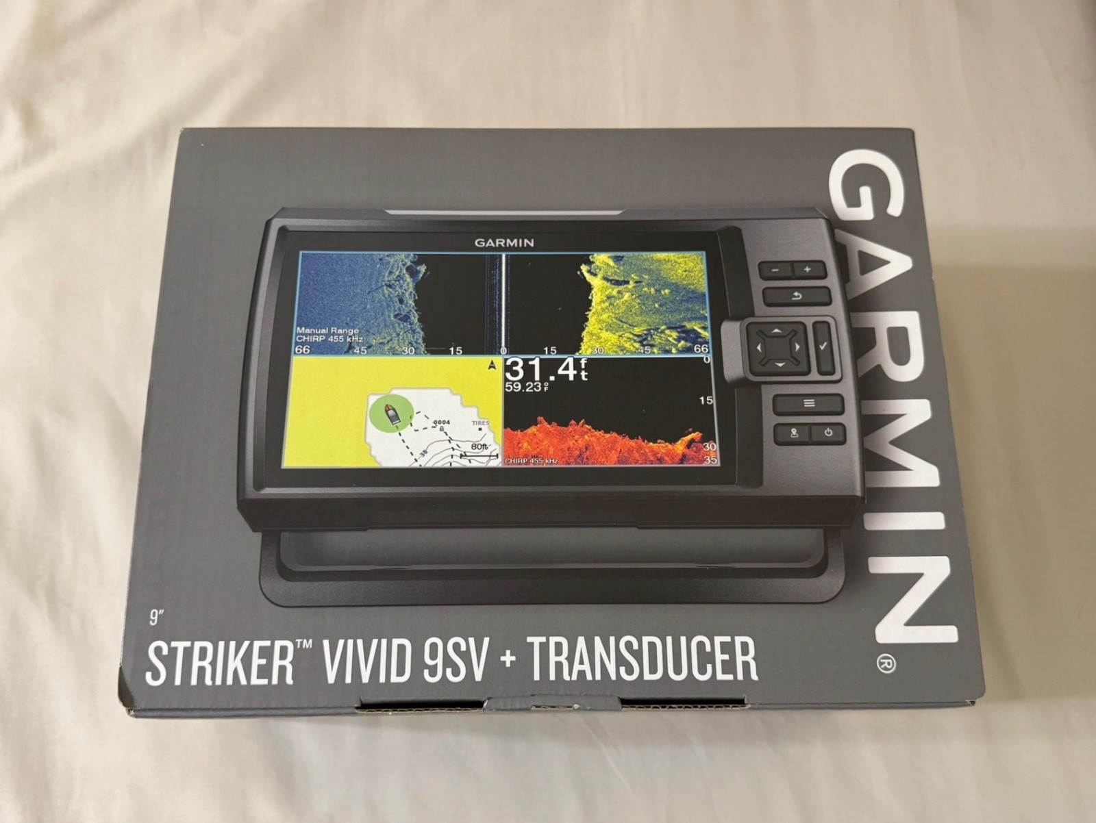Garmin STRIKER Vivid 9sv With GT52HW-TM Transducer 010-02554-00 NEW IN BOX on eBay