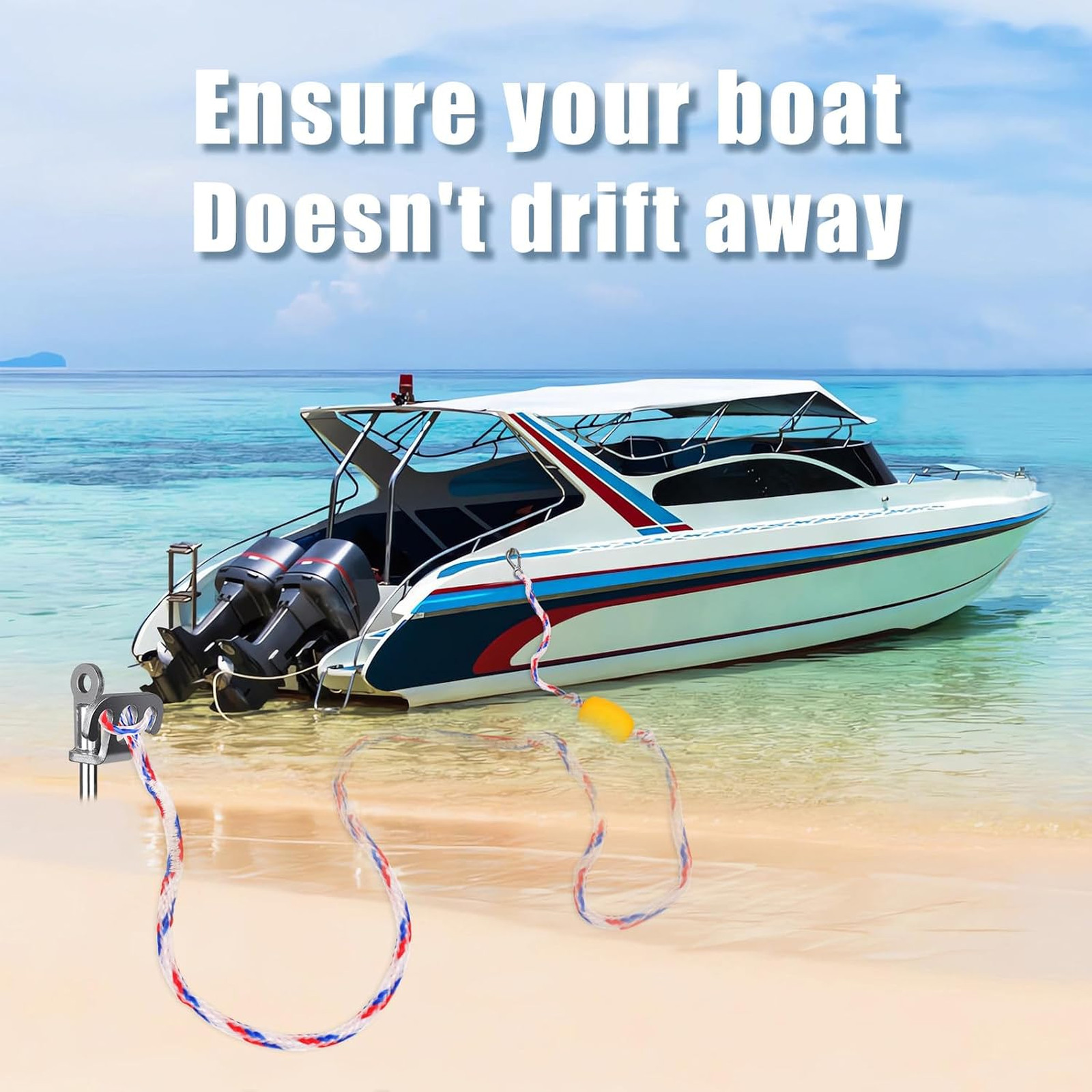 17" 26" 36" Sand Anchor for Boat 304 Stainless Steel Screw in Boat Anchor for - image 2