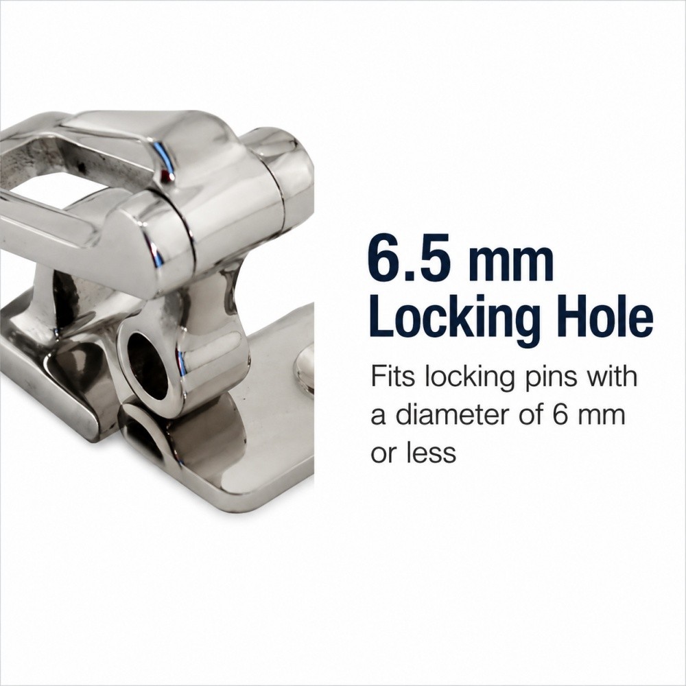 Lockable Marine Boat Hatch Clamp 316 Stainless Steel Anti Rattle Latch Hardware - image 5